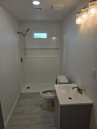 a close view of closet