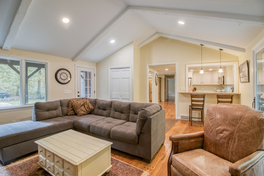 27 Thayer Road Monson, MA 01057 - Photo 19 of 39 a living room with furniture and a large window