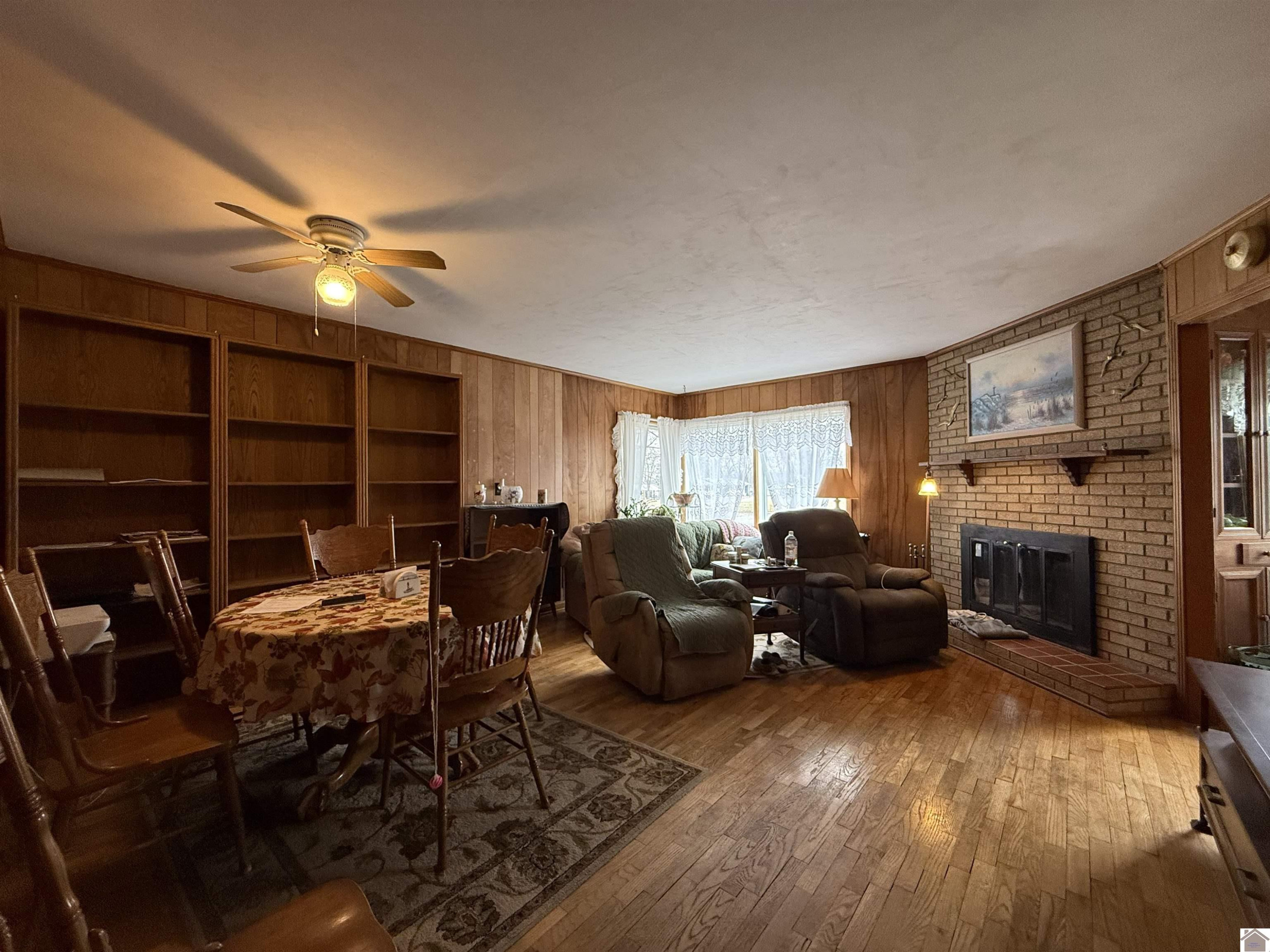 Open Living Room/Dining Area