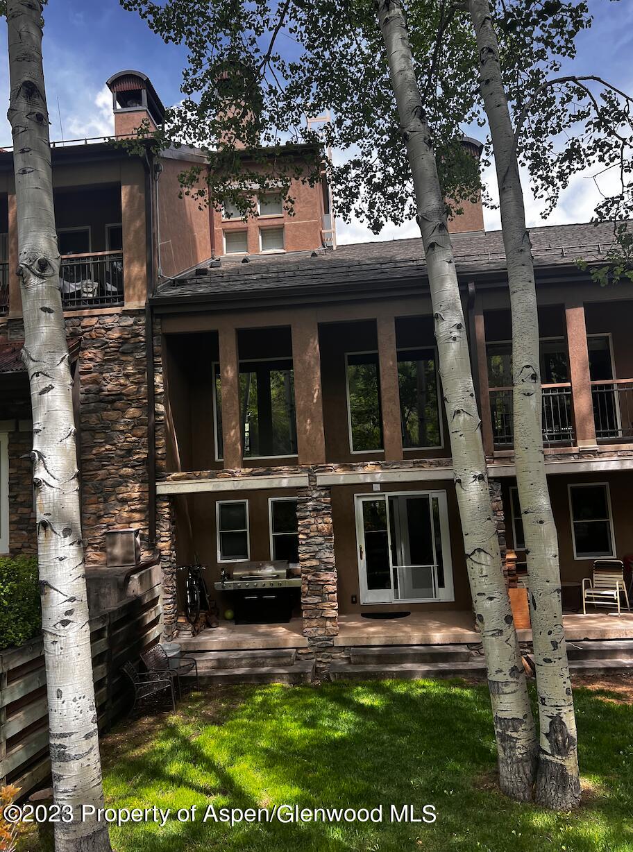 425 Wood Road, Unit 6 Snowmass Village, CO 81615 - Photo 6 of 29 front view of house with a yard