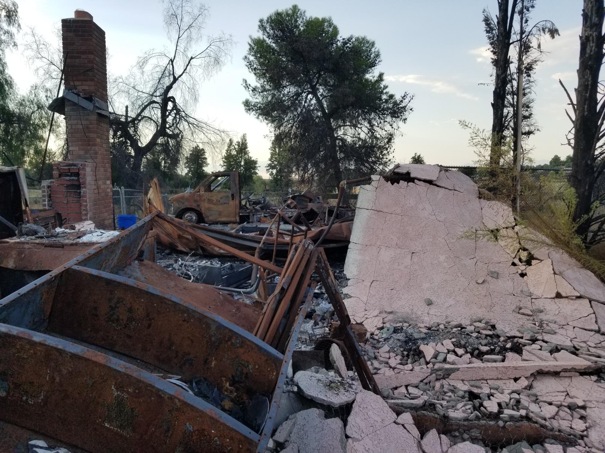 19145 Santa Rosa Mine Road Perris, CA 92570 - Photo 13 of 16 a view of a backyard of a house