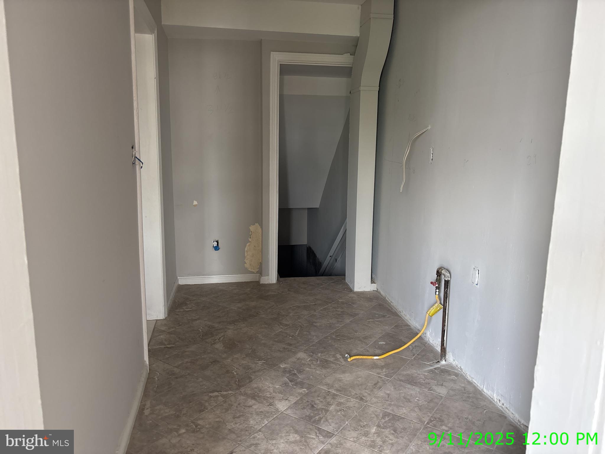 3356 Blaine Street Northeast Washington, DC 20019 - Photo 4 of 15 Rough-in Kitchen Area