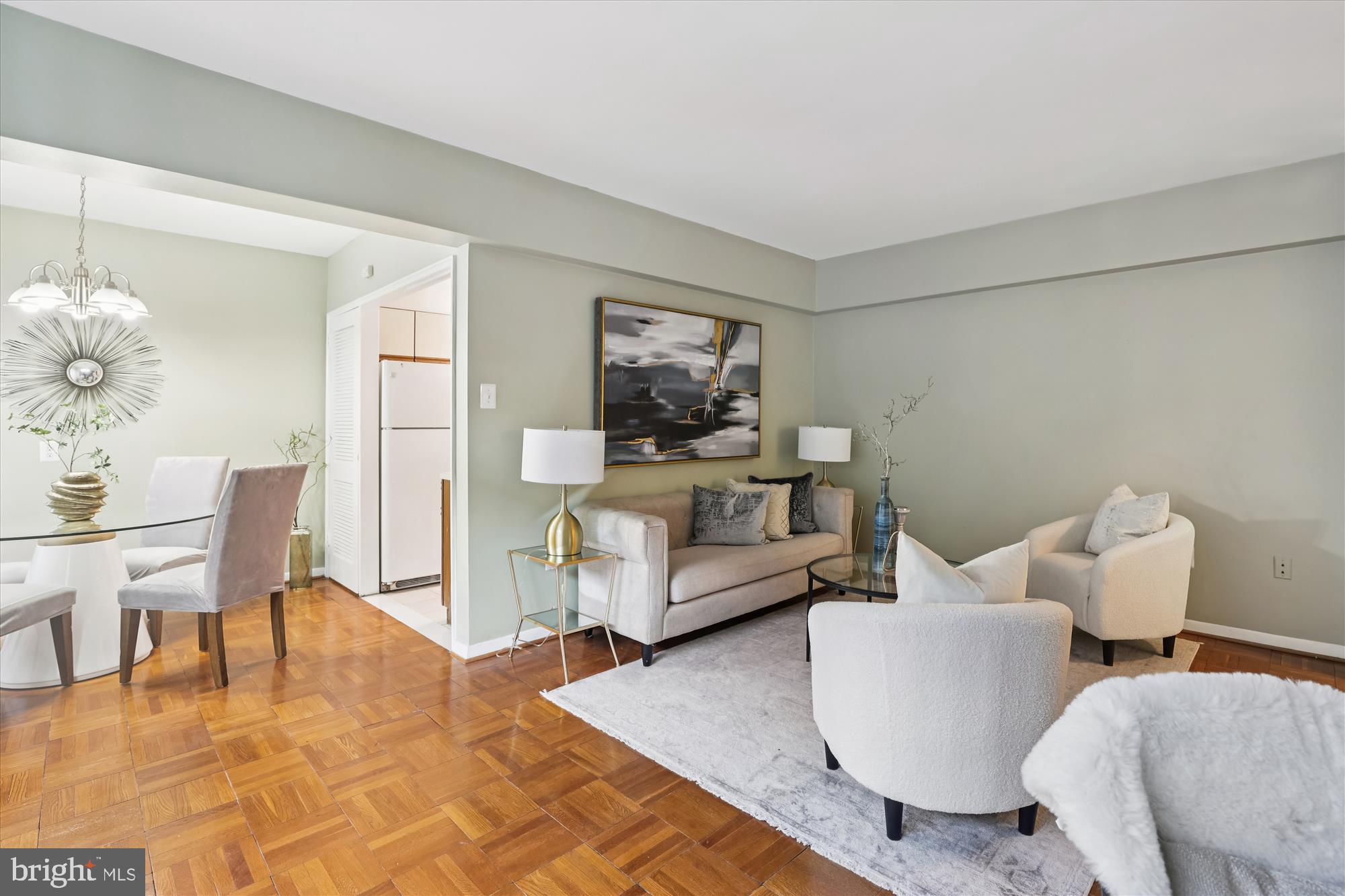 3601 Wisconsin Avenue Northwest, Unit 111 Washington, DC 20016 - Photo 6 of 82 a living room with furniture and wooden floor