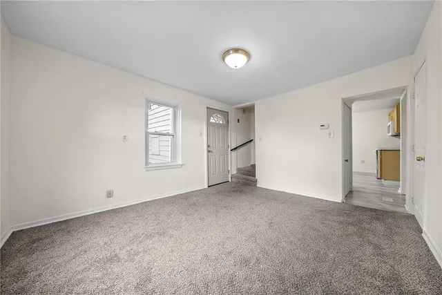 a view of empty room