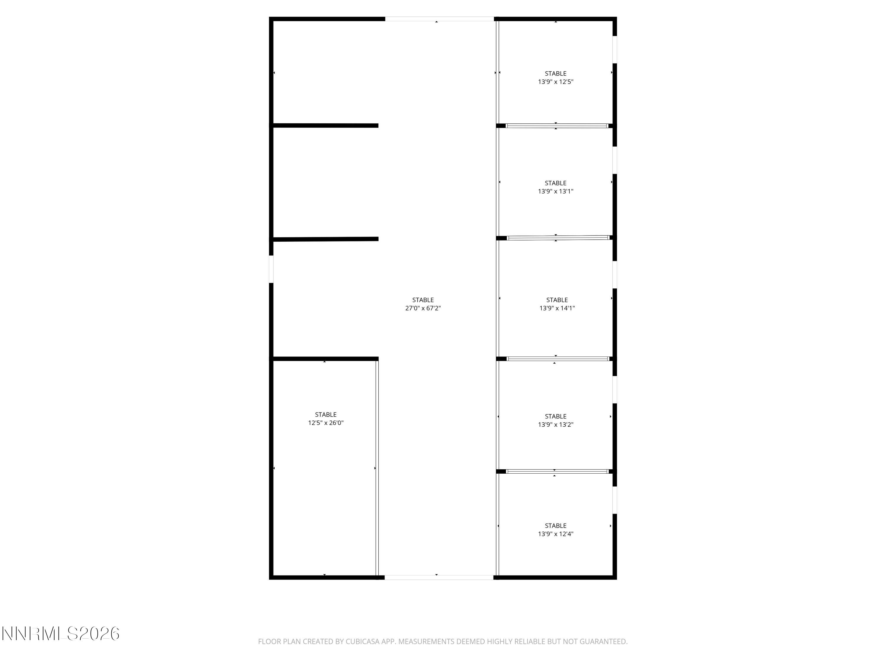 3900 Amy Road Reno, NV 89510 - Photo 44 of 44 Barn floor plan