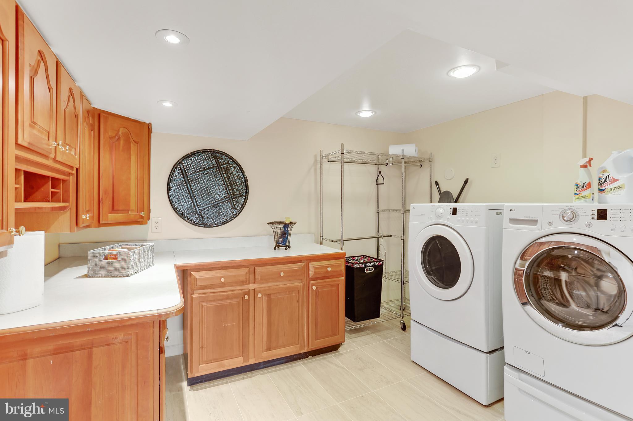 7127 Dalhouse Street Springfield, VA 22151 - Photo 23 of 30 Laundry Room - Lower Level w/Recessed Lighting