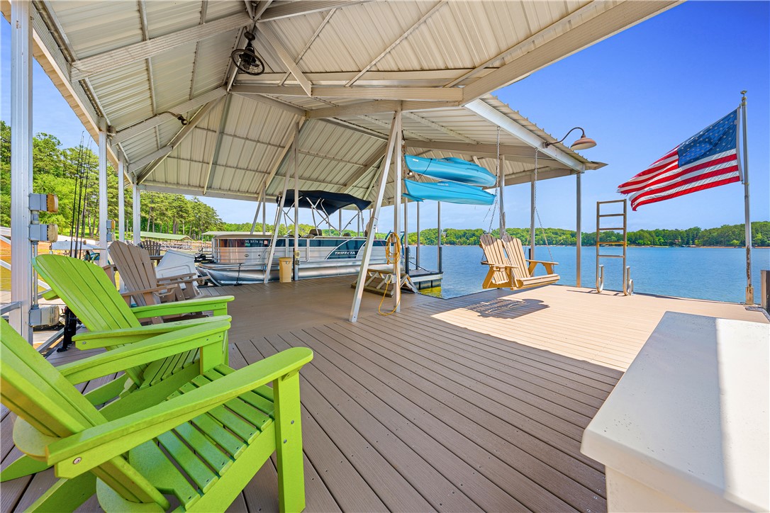 285 Bertha Allen Road Westminster, SC 29693 - Photo 38 of 50 Boasting direct lake access, this dock features ample space for relaxation and water activities.