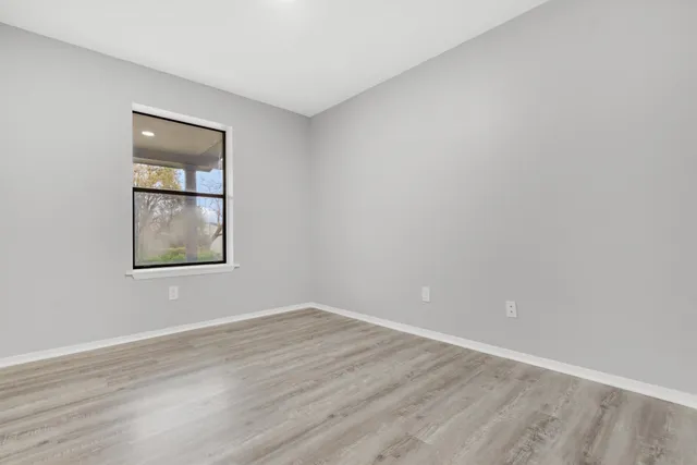wooden floor in an empty room