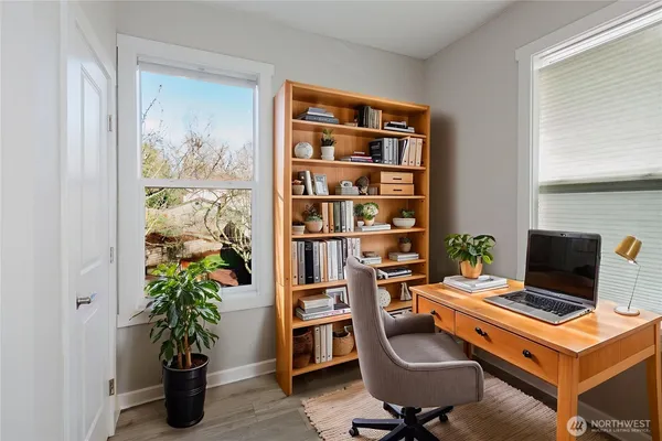 a view of a walk in closet