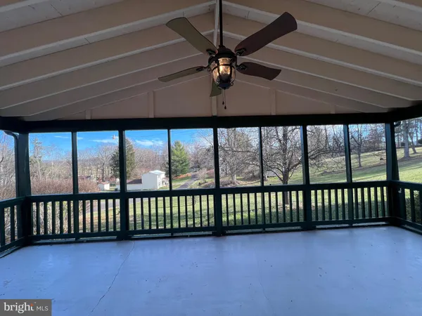 a view of a roof deck