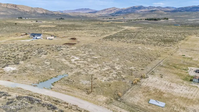 a view of lake with mountain