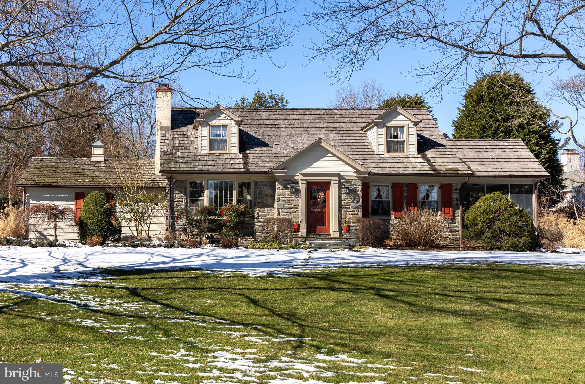 126 Penn Road Wayne, PA 19087 - Photo 2 of 42 Stone Front with Cedar Siding