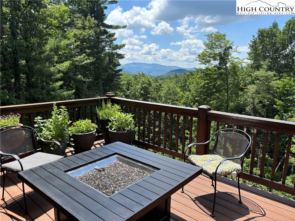672 Kalmia Lane Boone, NC 28607 - Photo 35 of 41 a view of a balcony with furniture