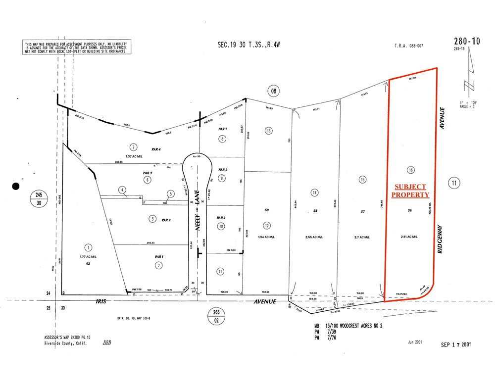 0 Van Buren Boulevard Riverside, CA 92508 - Photo 11 of 11 Plat Map
