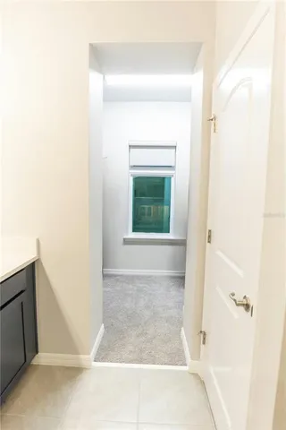 a view of empty room