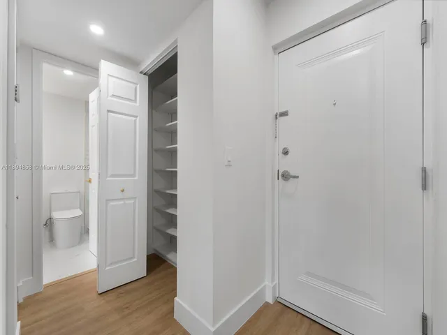 a view of an empty room