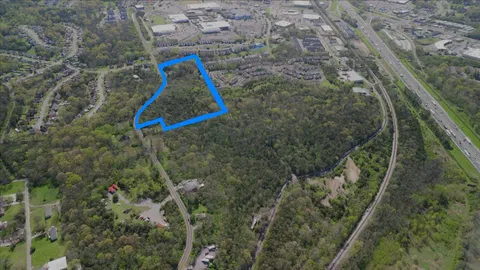 a bird view of a house