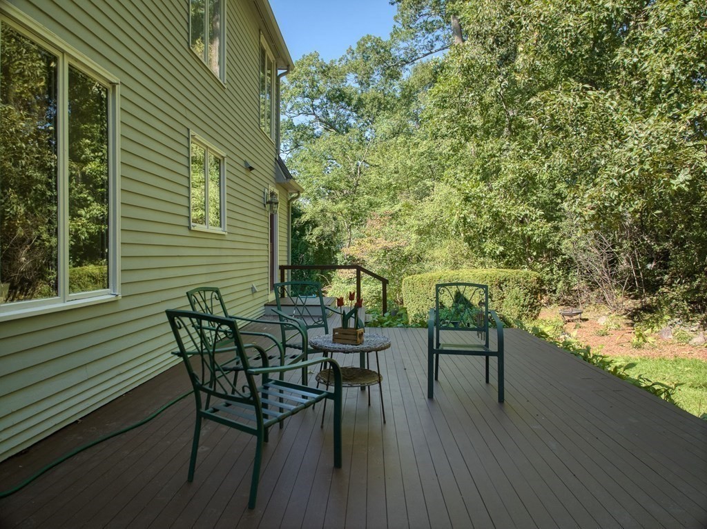 18 Philip Road Lexington, MA 02421 - Photo 37 of 38 a view of a backyard with a patio