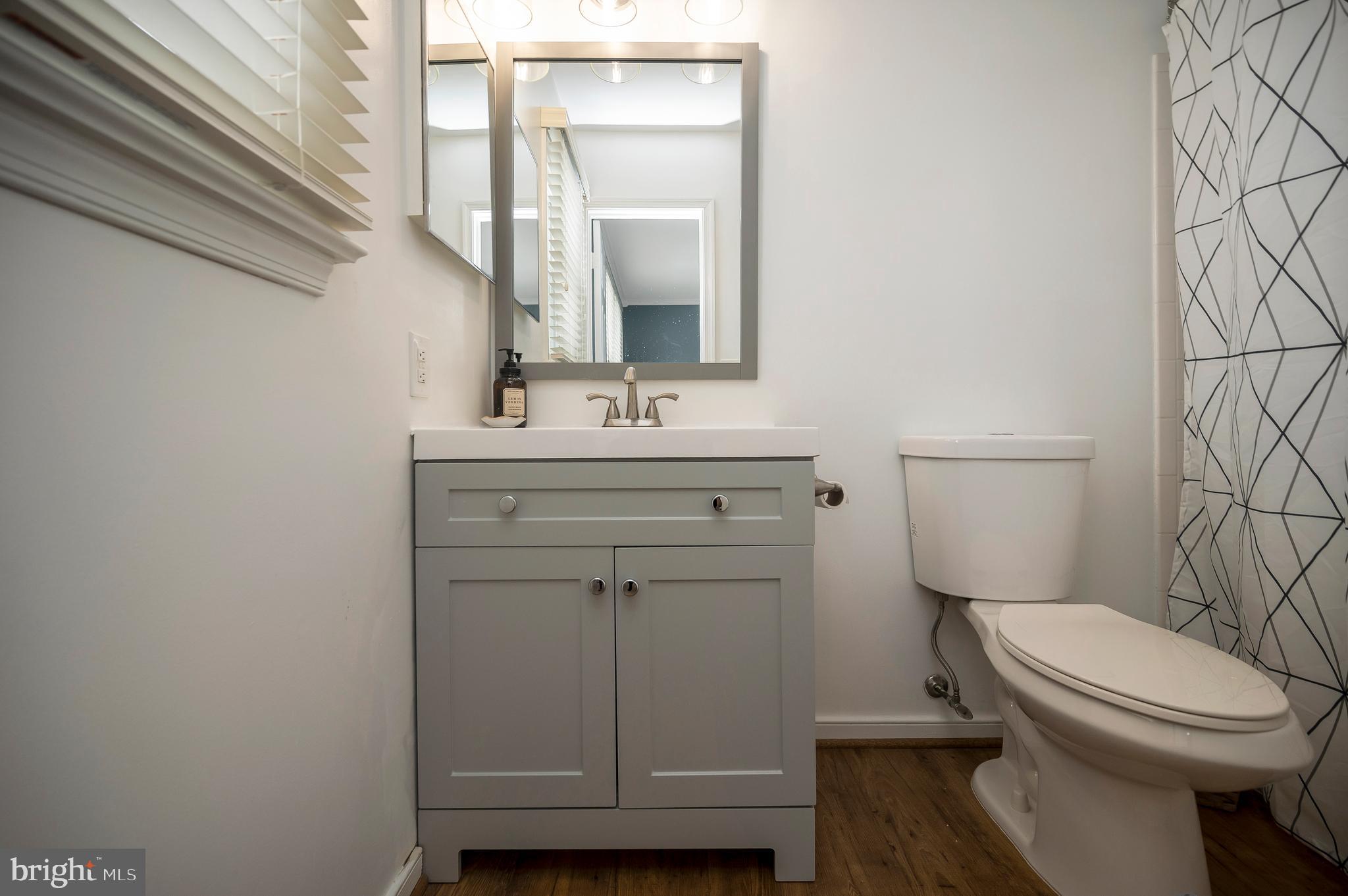 228 Choptank Road Stafford, VA 22556 - Photo 34 of 56 a bathroom with a toilet a sink and mirror