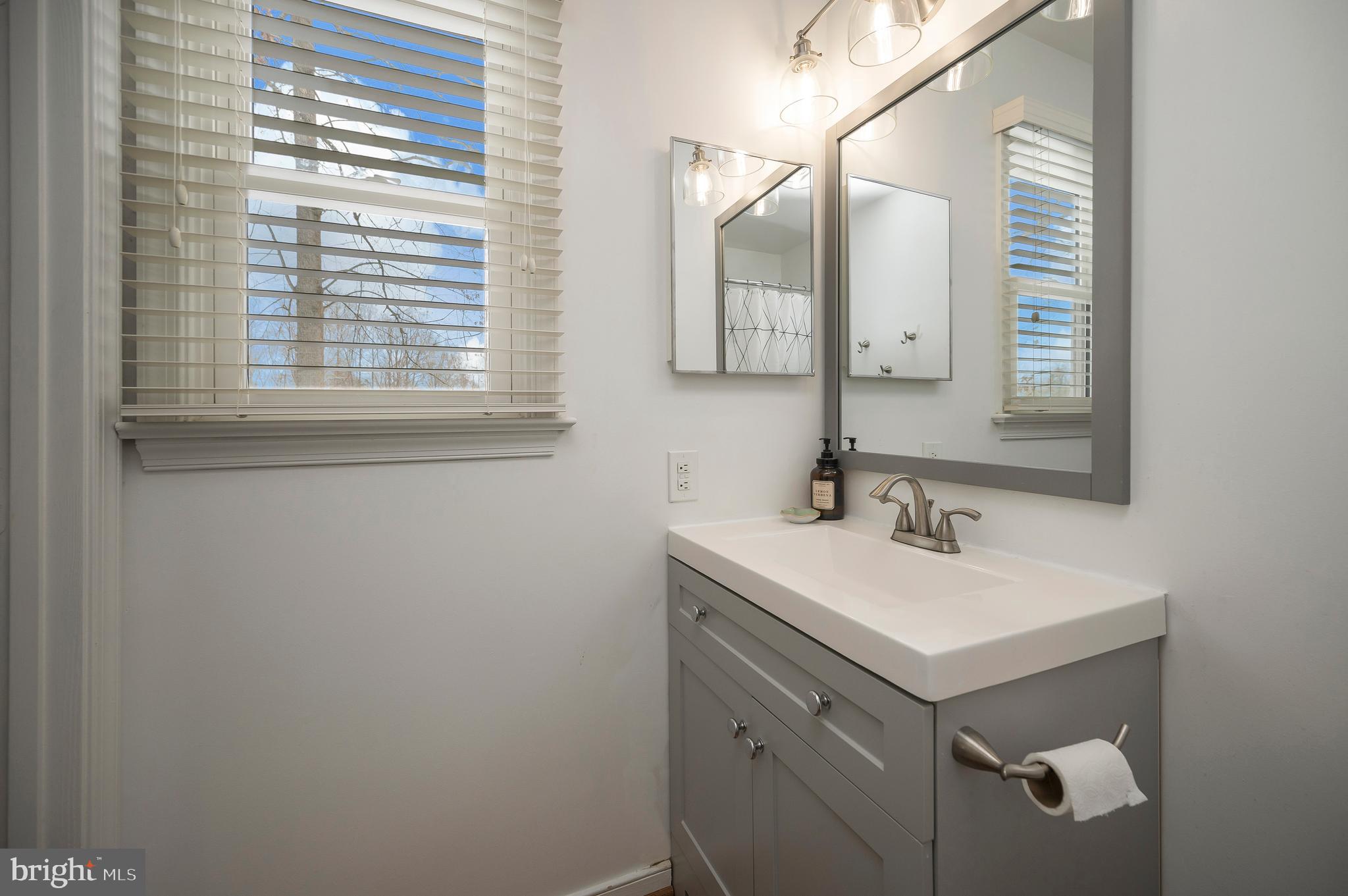 228 Choptank Road Stafford, VA 22556 - Photo 36 of 56 a bathroom with a sink and a mirror