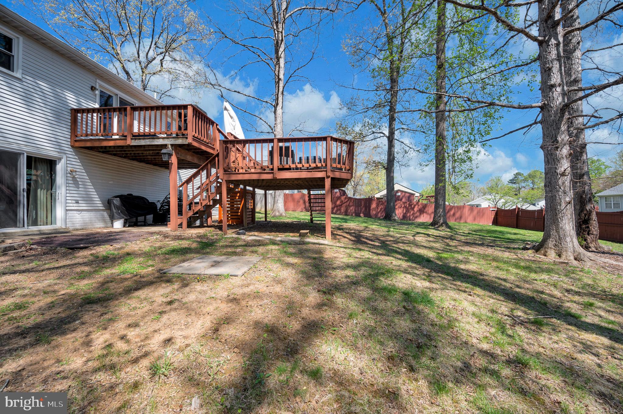 228 Choptank Road Stafford, VA 22556 - Photo 56 of 56 a view of a house with basketball court