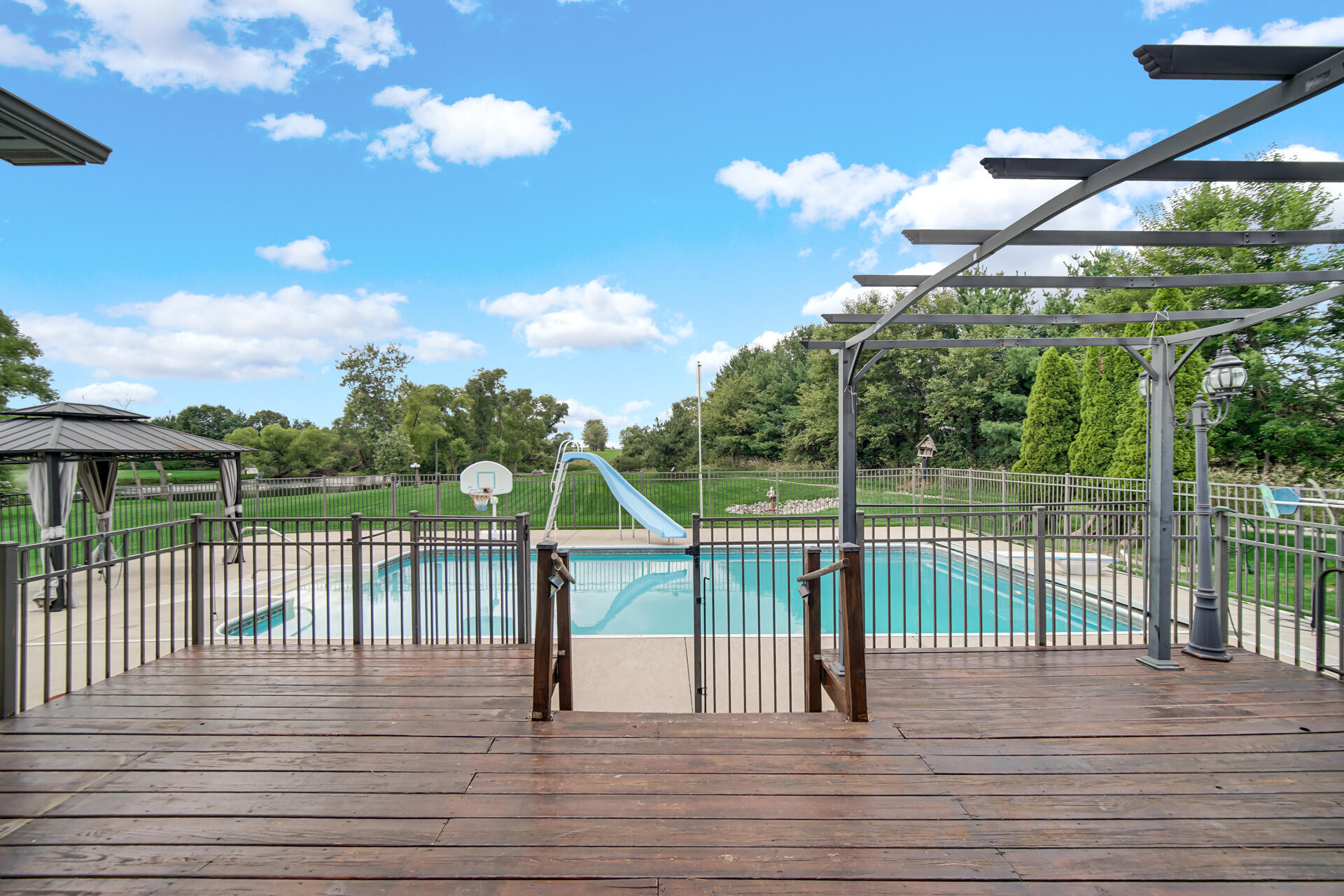 148 Timber Point Court Valparaiso, IN 46385 - Photo 2 of 30 a view of a balcony with wooden floor