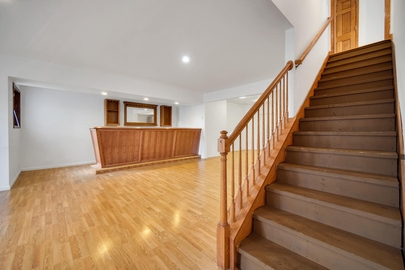 148 Timber Point Court Valparaiso, IN 46385 - Photo 25 of 30 a view of a room with wooden floor and stairs
