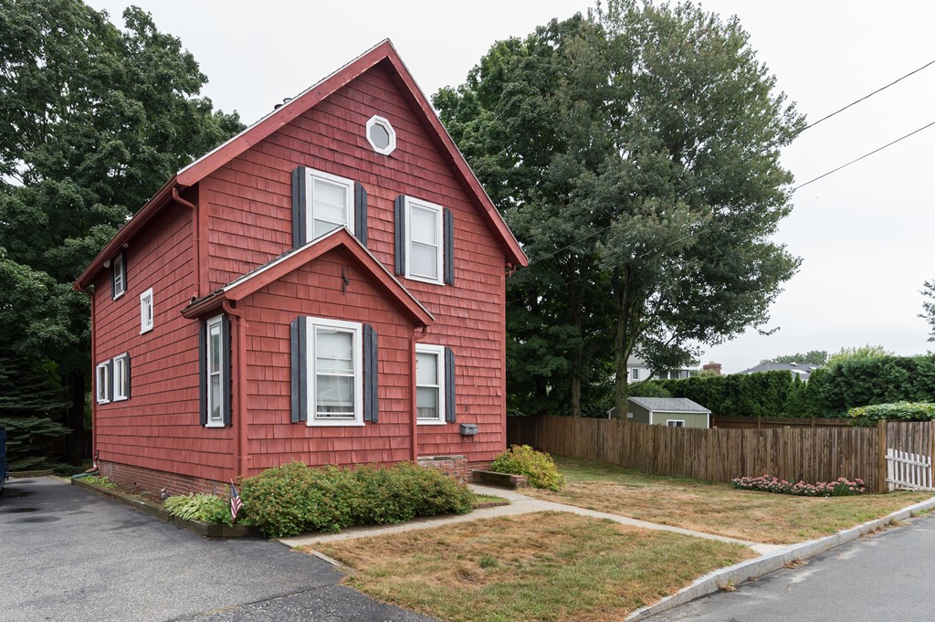 8 Spring Lane Stoneham, MA 02180 - Photo 1 of 21 a view of a yard in front view of a house