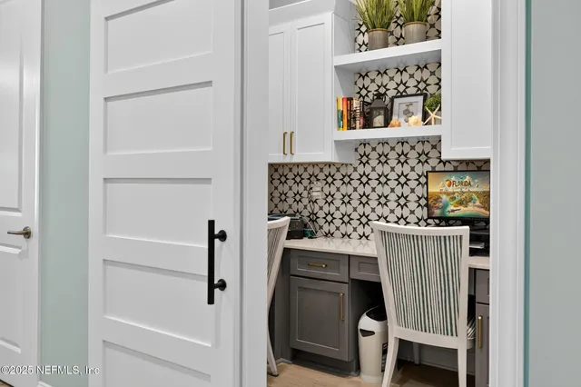 a view of a back yard of the house