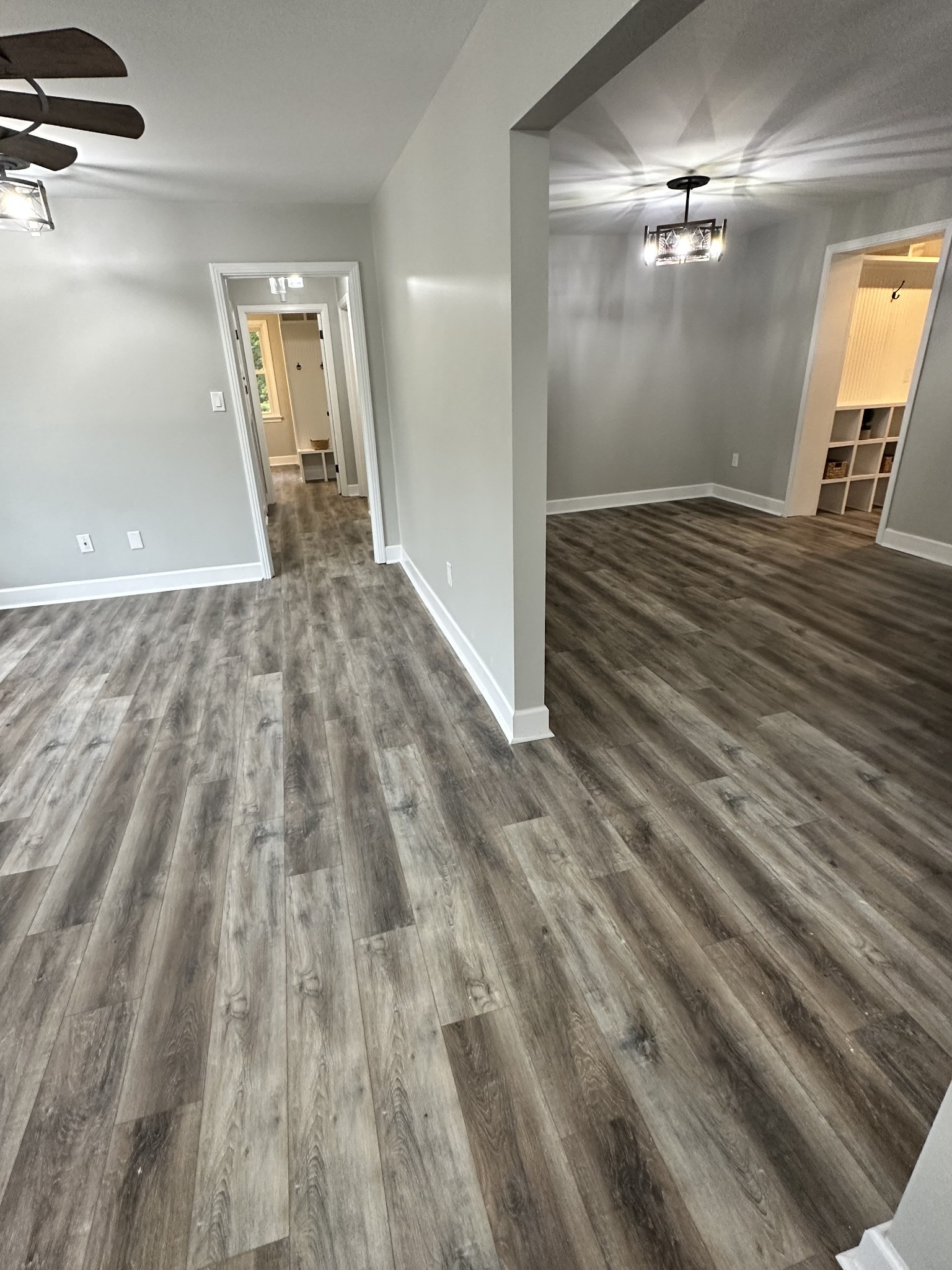 205 Excell Road Clarksville, TN 37043 - Photo 8 of 33 wooden floor in a hall with an entryway