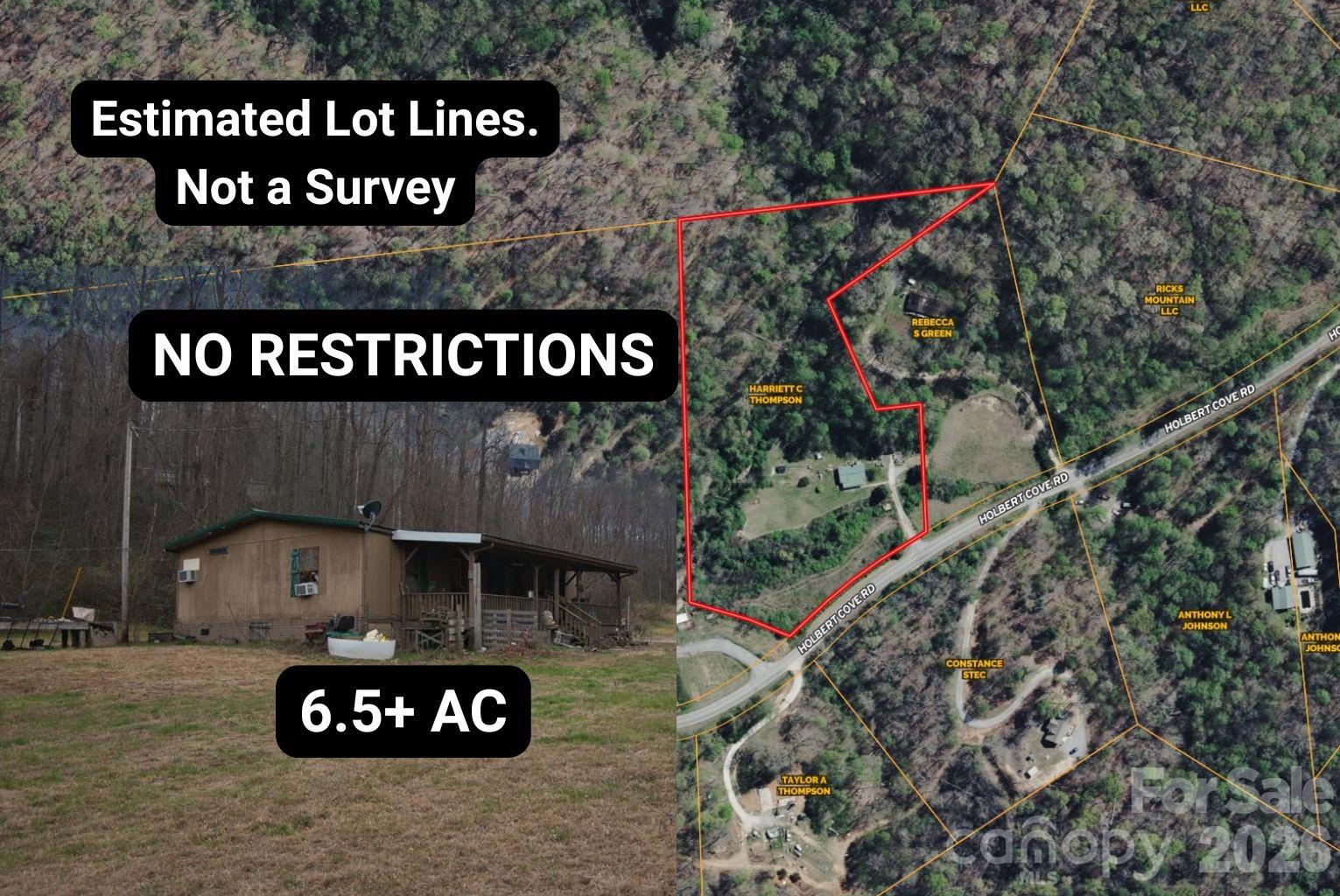 a view of a sign under a street sign