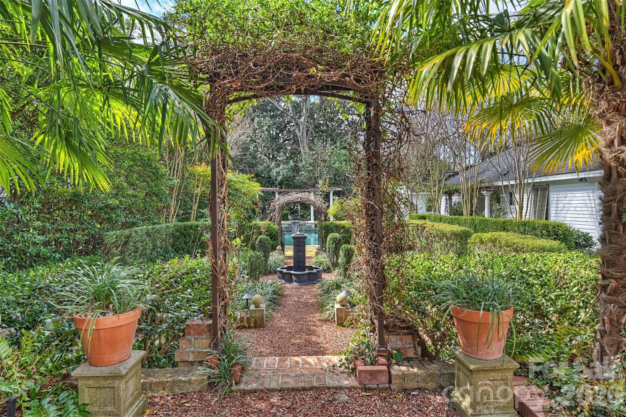 1136 Queens Road Charlotte, NC 28207 - Photo 37 of 43 a view of a back yard from a patio