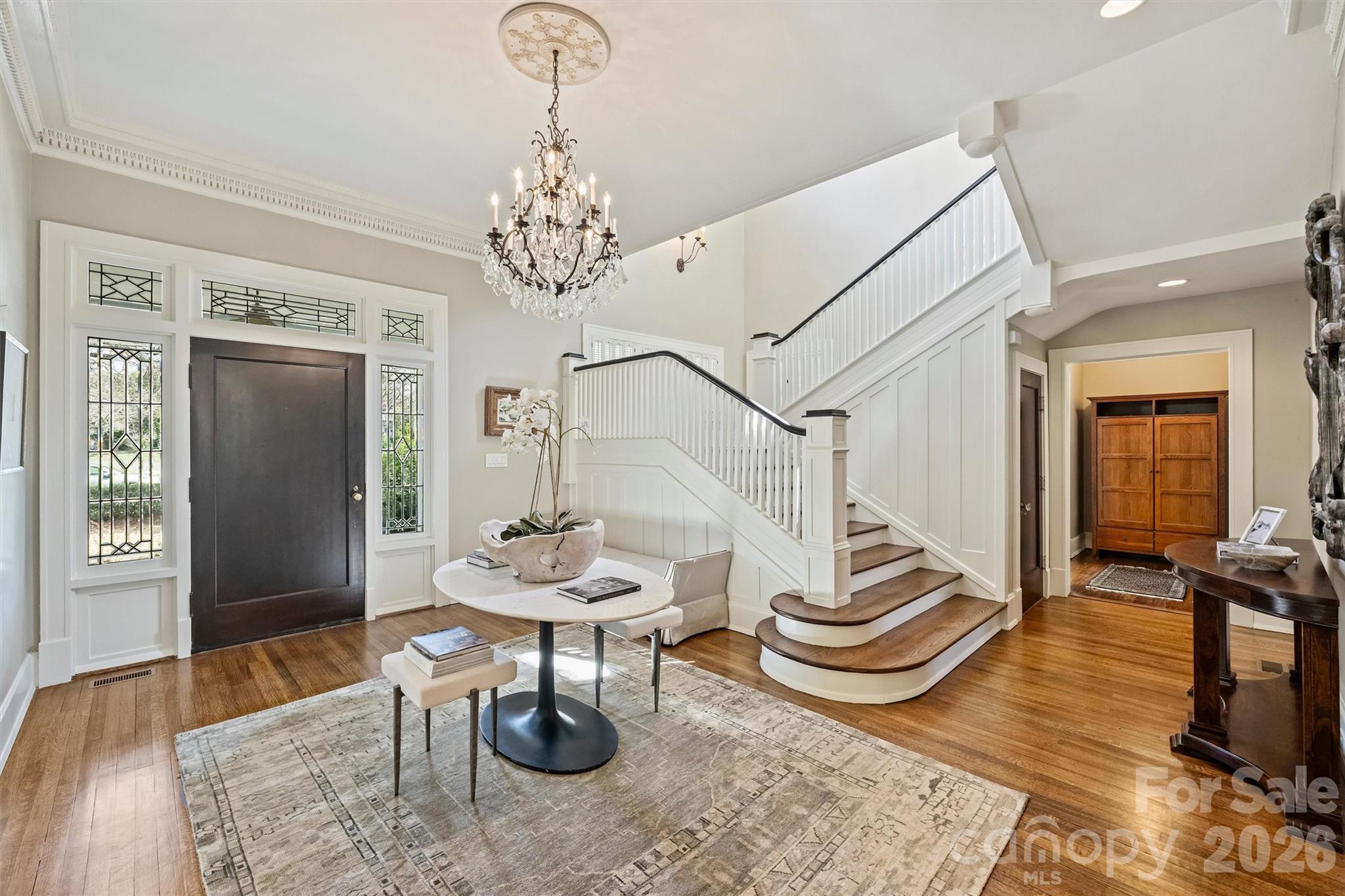 1136 Queens Road Charlotte, NC 28207 - Photo 5 of 43 a view of a room with furniture and wooden floor