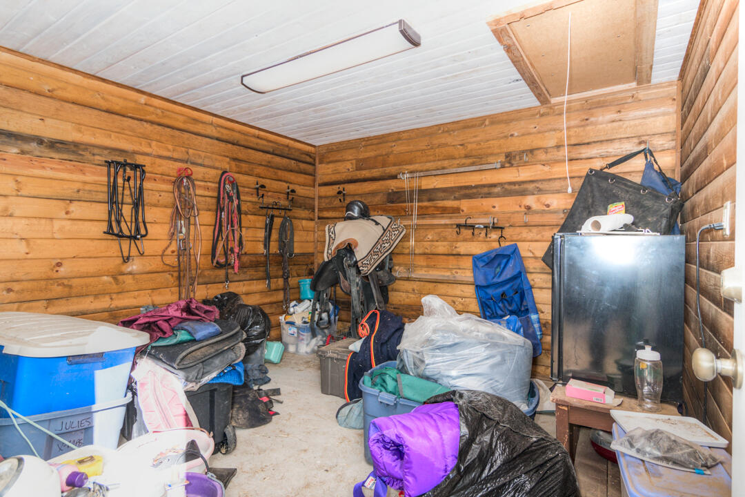 14555 Southeast Crow Road Prineville, OR 97754 - Photo 24 of 29 Large tack room with power and lights