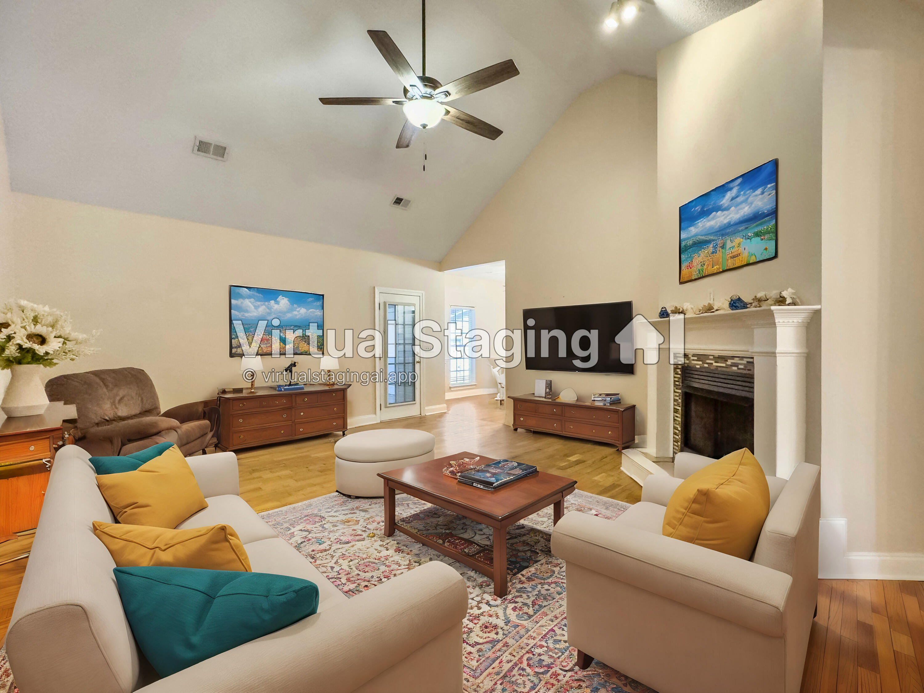 113 Wallace Road Goose Creek, SC 29445 - Photo 8 of 47 Virtual Staging AI - Living-Rm - Septemb