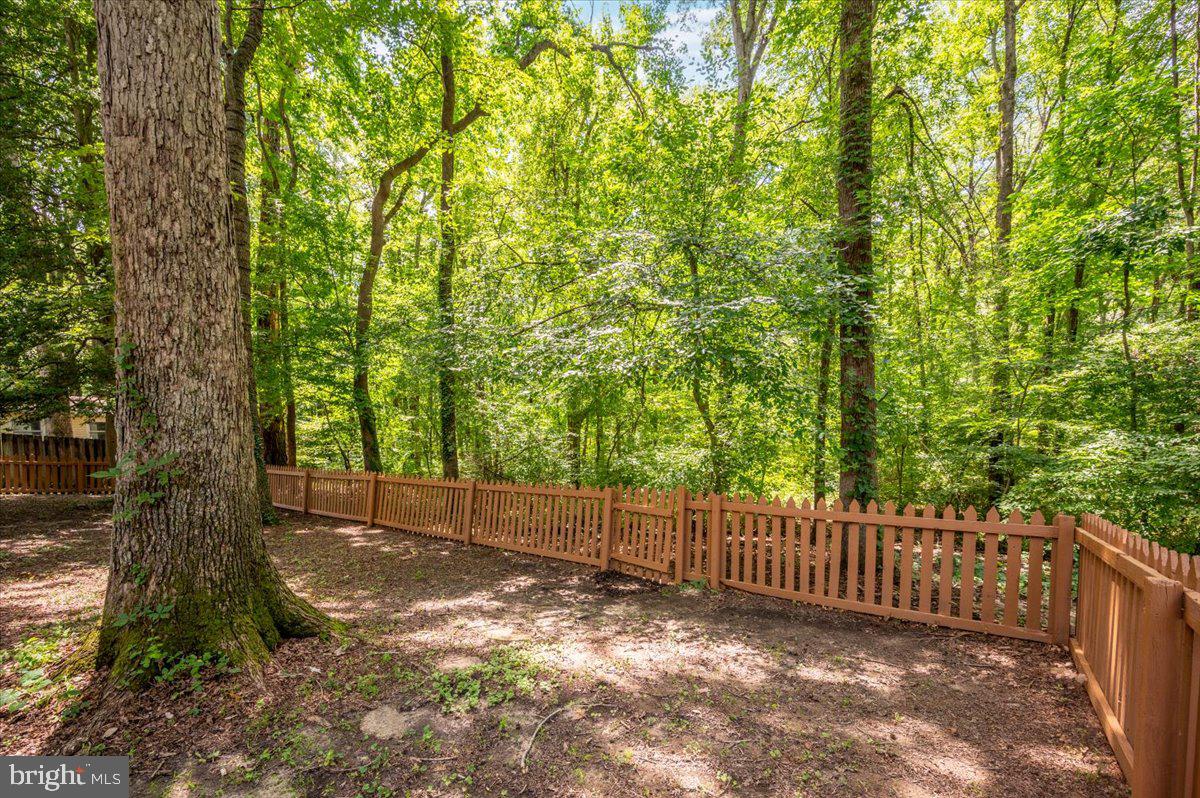 11816 Rutherford Drive Fredericksburg, VA 22407 - Photo 60 of 64 a view of a yard with wooden fence and trees