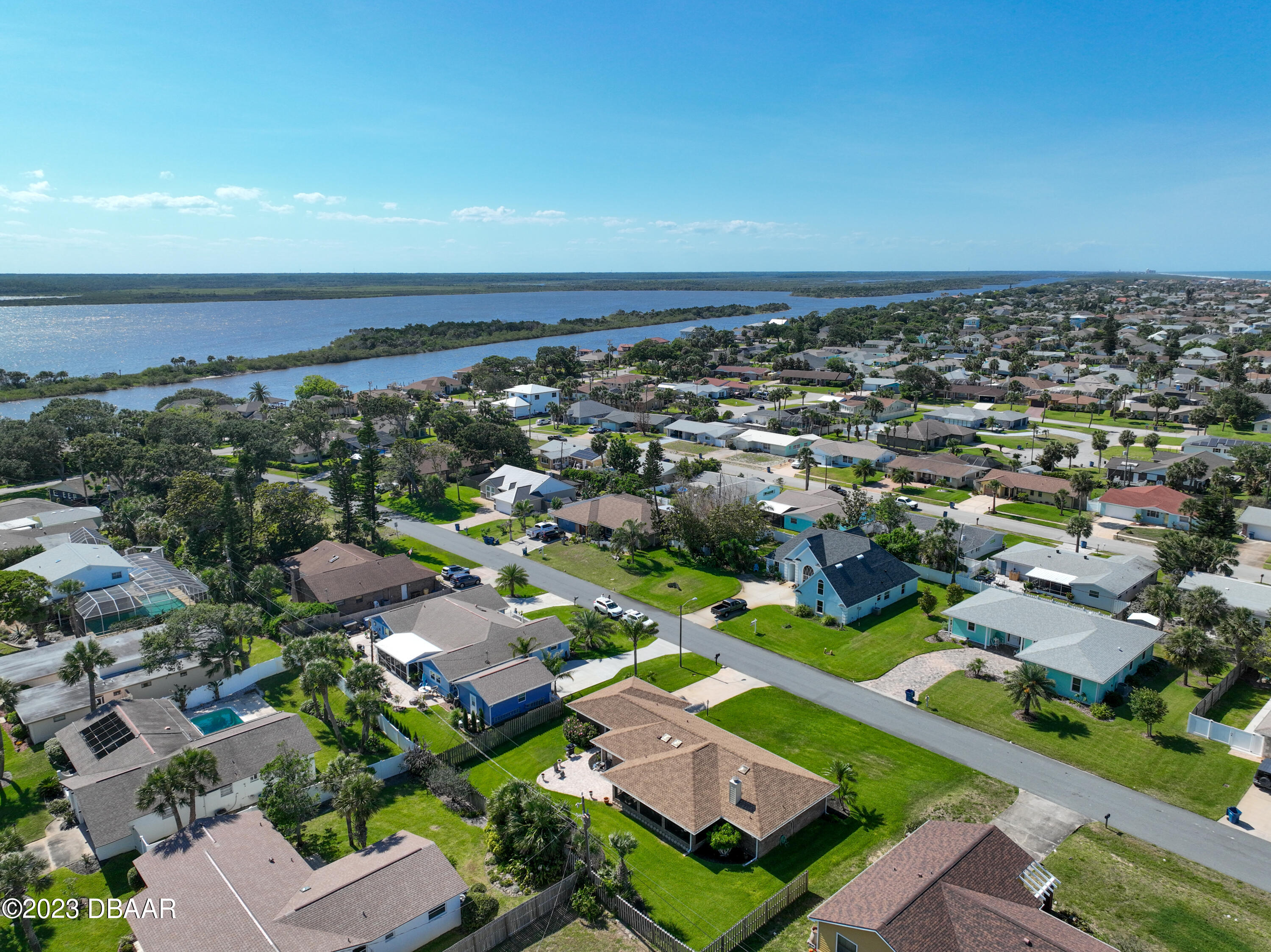 118 Sand Dunes Drive Ormond Beach, FL 32176 - Photo 42 of 46 an aerial view of residential houses with outdoor space