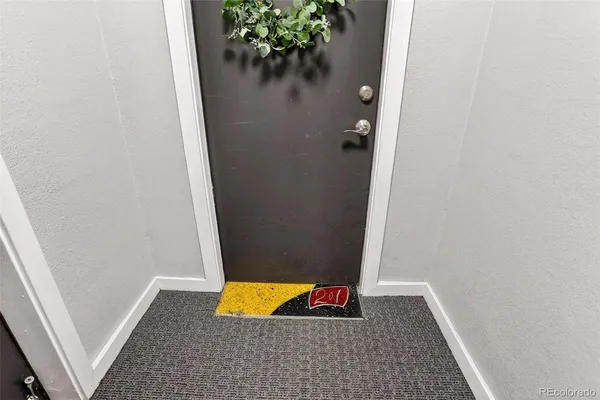 view of room with window