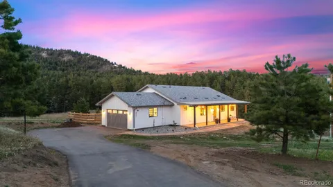 a aerial view of a house