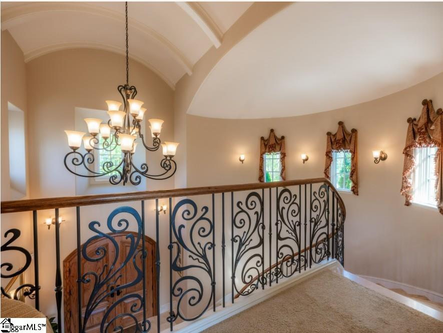 2921 North Pacolet Road Landrum, SC 29356 - Photo 34 of 50 Balcony overlooking the Foyer from the Primary bedroom