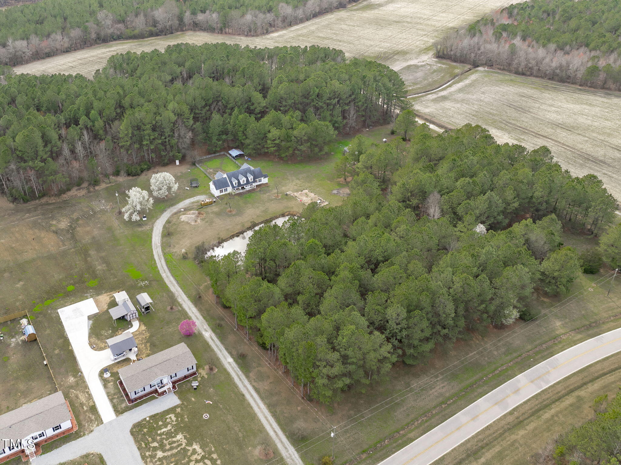 1380 Hatcher Road Selma, NC 27576 - Photo 46 of 54 Aerial (1 of 13)
