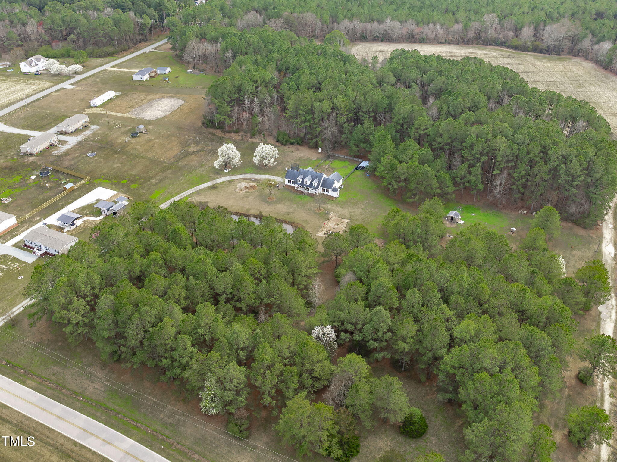 1380 Hatcher Road Selma, NC 27576 - Photo 48 of 54 Aerial (3 of 13)