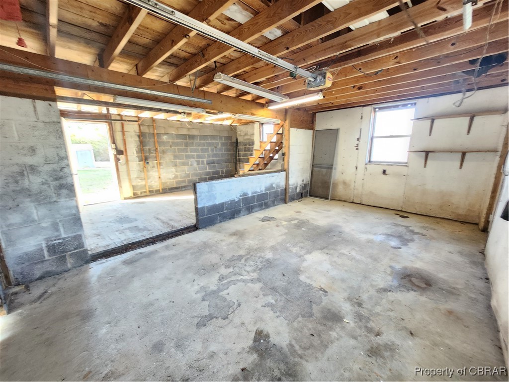 10013 Bonniville Road Hayes, VA 23072 - Photo 24 of 27 Right hand Garage bay- with service door