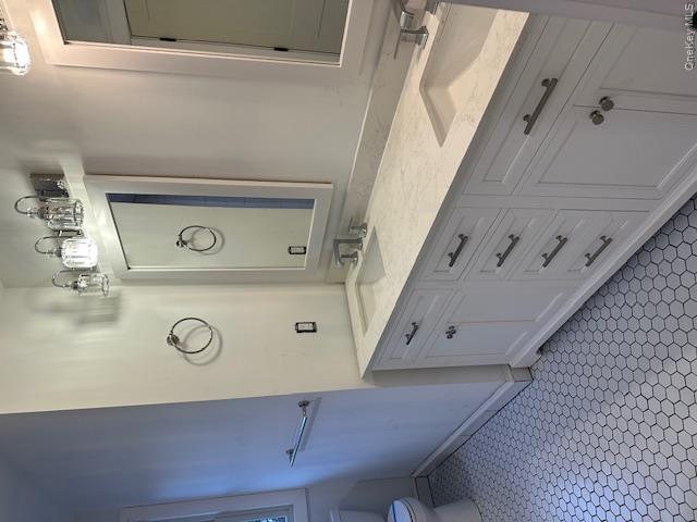 74 Beach Road Stony Point, NY 10980 - Photo 25 of 38 a bathroom with a sink and a mirror