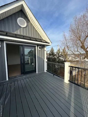 a view of livingroom with deck