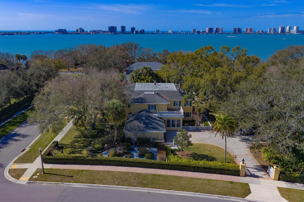 100 Sarasota Road Belleair, FL 33756 - Photo 75 of 75 an aerial view of a house with outdoor space and lake view