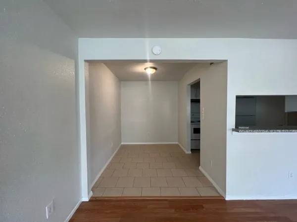 a view of a livingroom with a flat screen tv