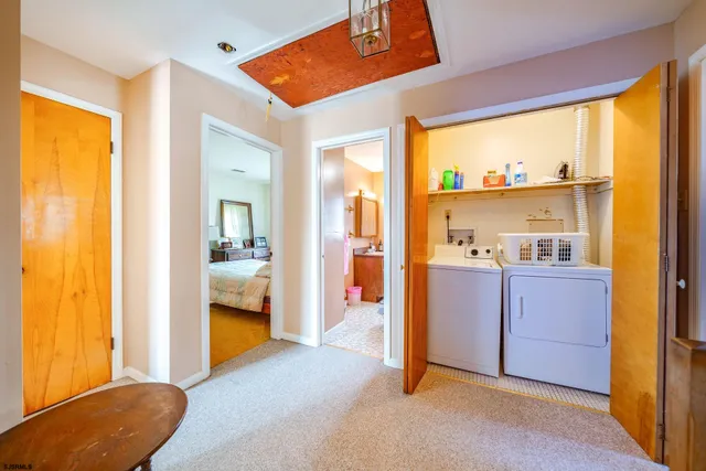 a view of living room and bedroom