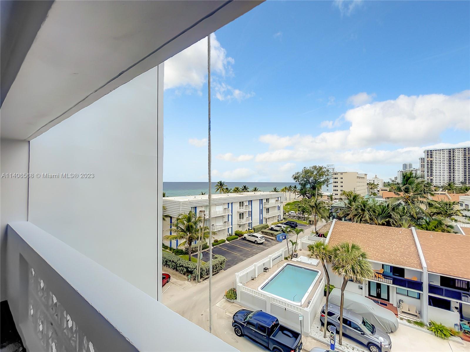 320 South Surf Road, Unit 502 Hollywood, FL 33019 - Photo 11 of 45 a view of city from balcony