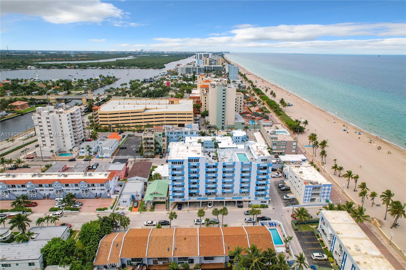 320 South Surf Road, Unit 502 Hollywood, FL 33019 - Photo 4 of 45 a view of a city with tall buildings